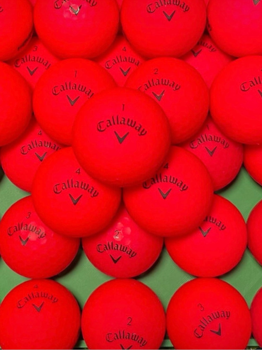 Callaway Red Practice Golf Balls – High Visibility Pack